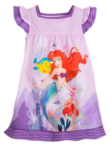 Girls Disney Ariel The Little Mermaid Nighty