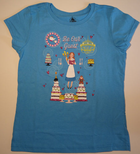 Disney Belle Beauty & The Beast Be Our Guest T-Shirt
