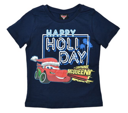 Boys Cars Christmas T-Shirt