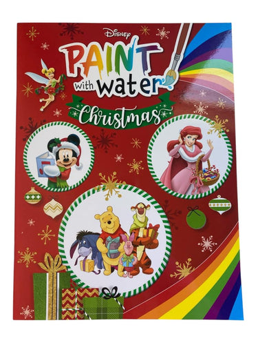 Disney Paint with Water Christmas Book