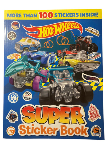 Hot Wheels Super Sticker Book