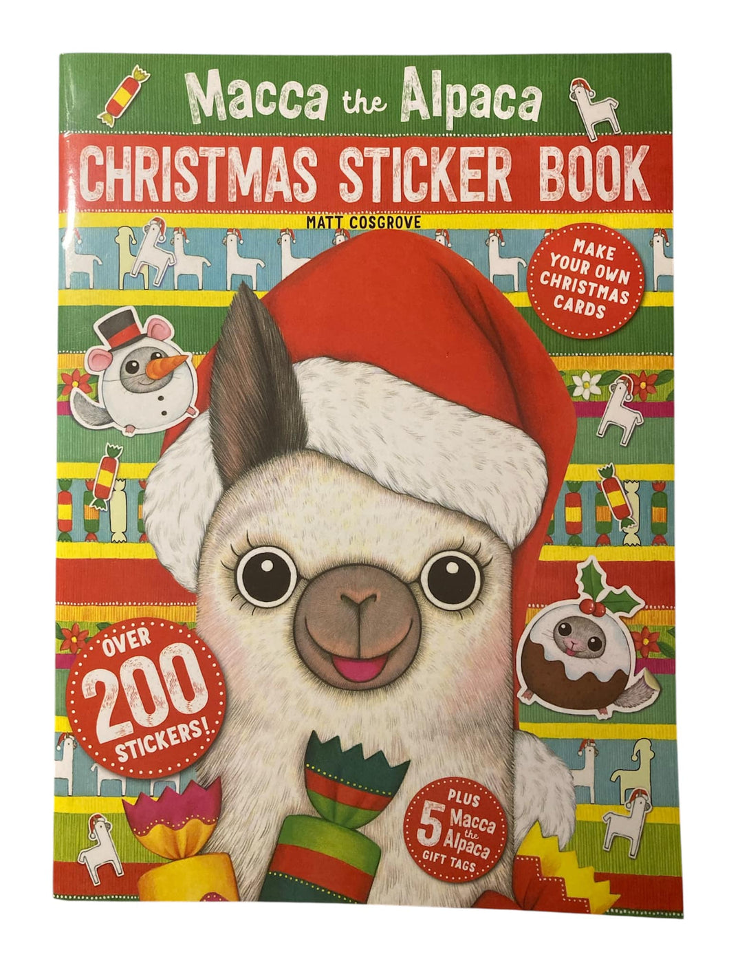 Macca the Alpacca Christmas Sticker Book