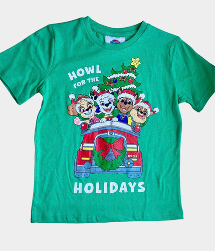 Paw Patrol 'Howl for the holidays' Christmas T-Shirt