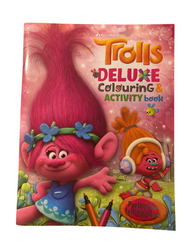 Trolls Deluxe Colouring and Activity Book