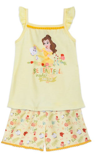 Girls Disney Belle Beauty & the Beast Pjs