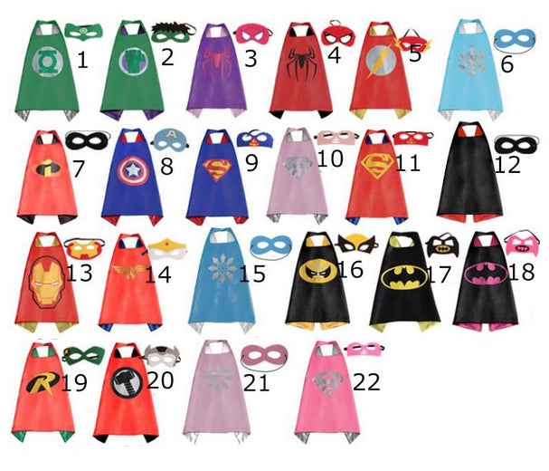 Superhero Cape & Mask Sets