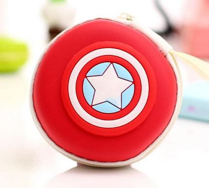 Captain America Round Coin Purse