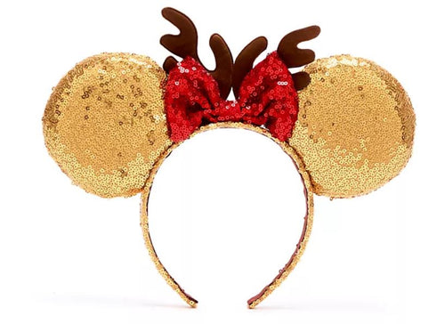 Disney Store Minnie Mouse Limited Edition Christmas Reindeer Ears