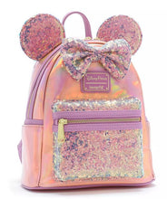 Loungefly Disney Limited Edition 50th Anniversary Earidescent Mini Backpack and Ears