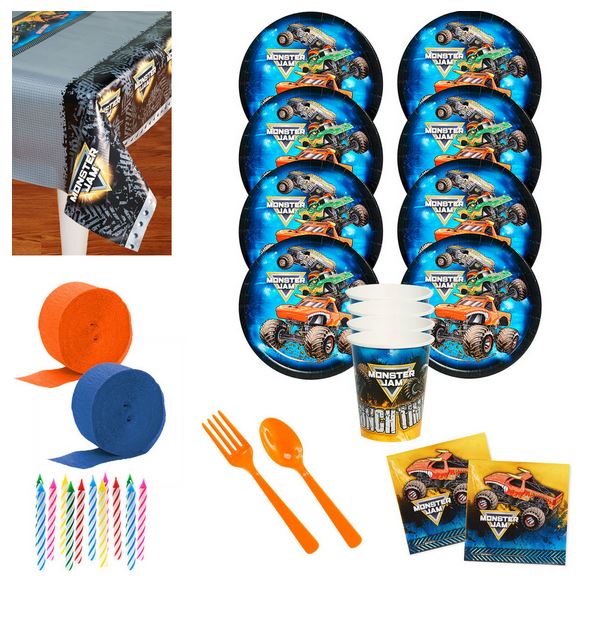 Monster Jam Party Pack for 8