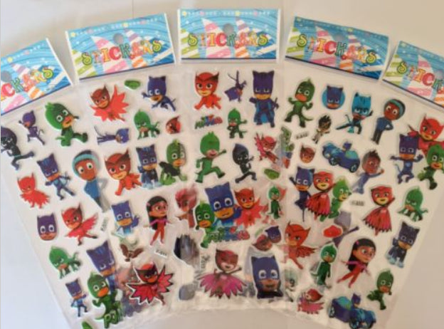 Pj Masks Sticker Sheet