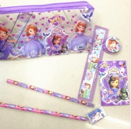 Sofia Pencil Case with Stationary